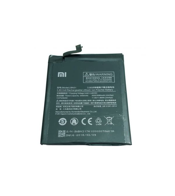 Pin Xiaomi Mi 5x, Mi A1, BN31 3000/3080mAh