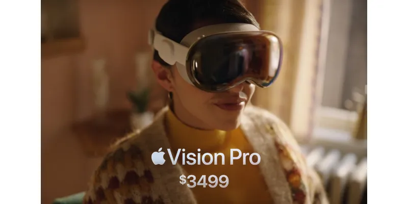 Apple ra mắt kính thực tế hỗn hợp Apple Vision Pro giá 3.500 USD